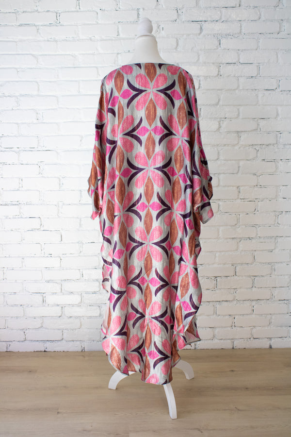 Blossom Ikat Long Kimono