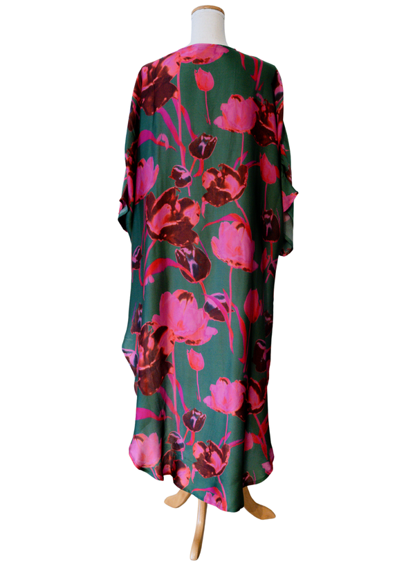 Tulip Trail Long Kimono