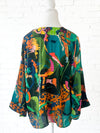 Jungle Party Short Kimono