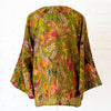 Featherington- Green Short Kimono