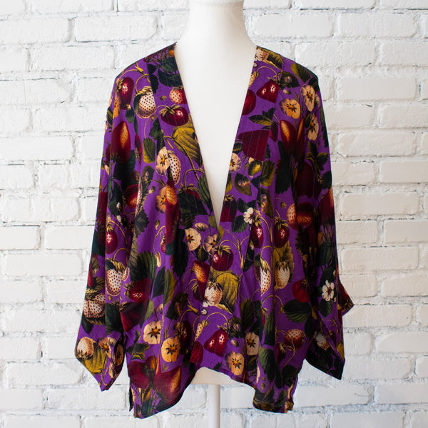 Fall Fraise Short Kimono