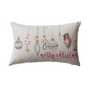 Merry Christmas Ornament Pocket Pillow