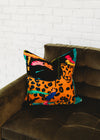 Jungle Party Silk Velvet Pillow