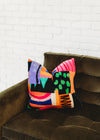 Over the Rainbow Silk Velvet Pillow