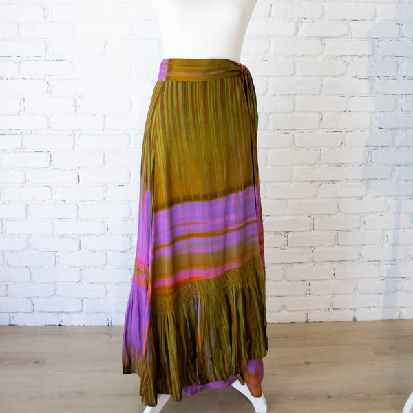 Wild Orchid 3-Way Wrap Skirt