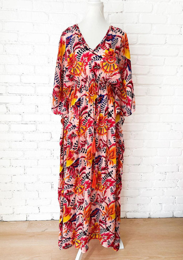 Bright Bazaar Elastic Waist Kaftan