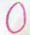 Esprit Opal Necklace- Hot Pink